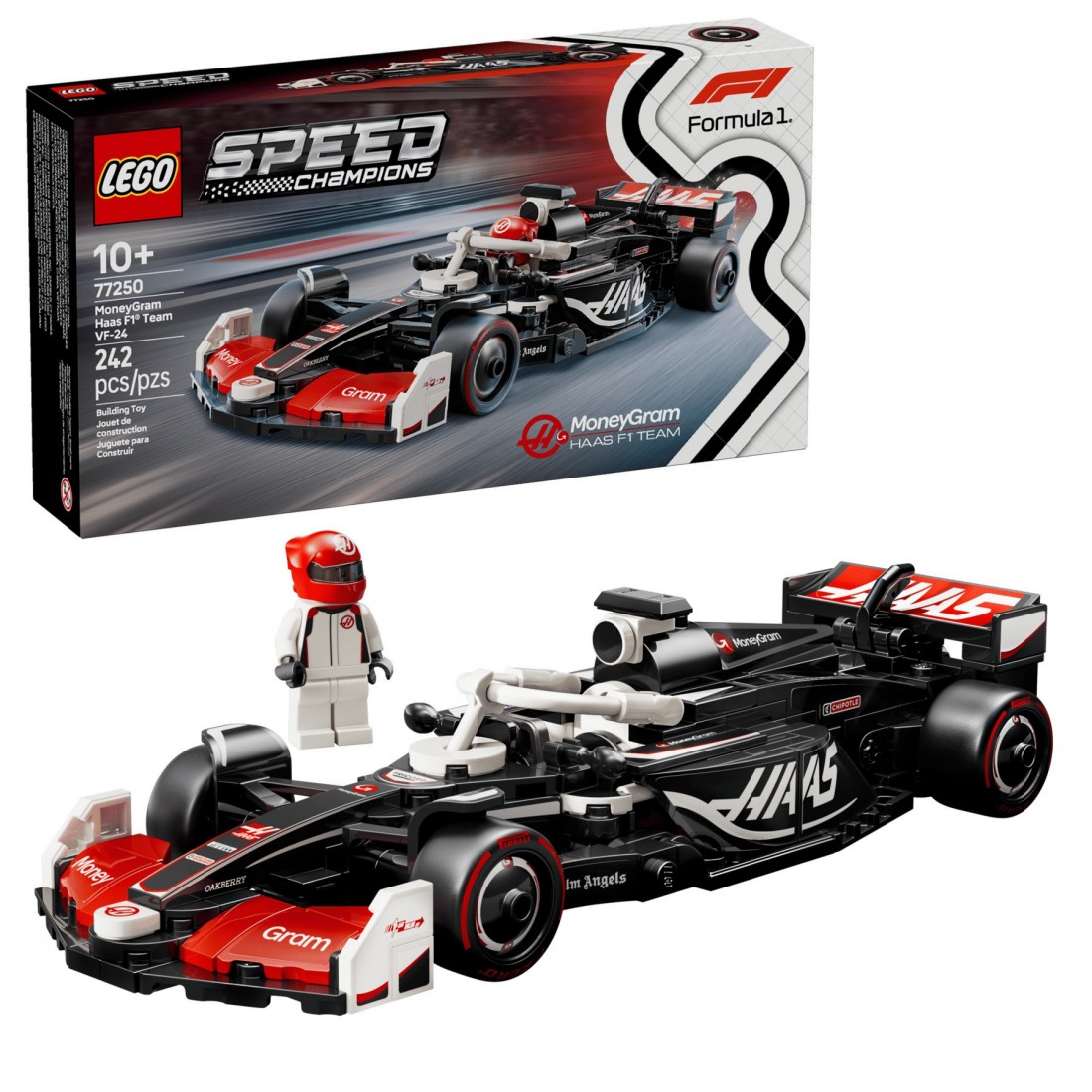 MoneyGram Haas F1® Team VF-24 Race Car 77250 Lego Speed Champions