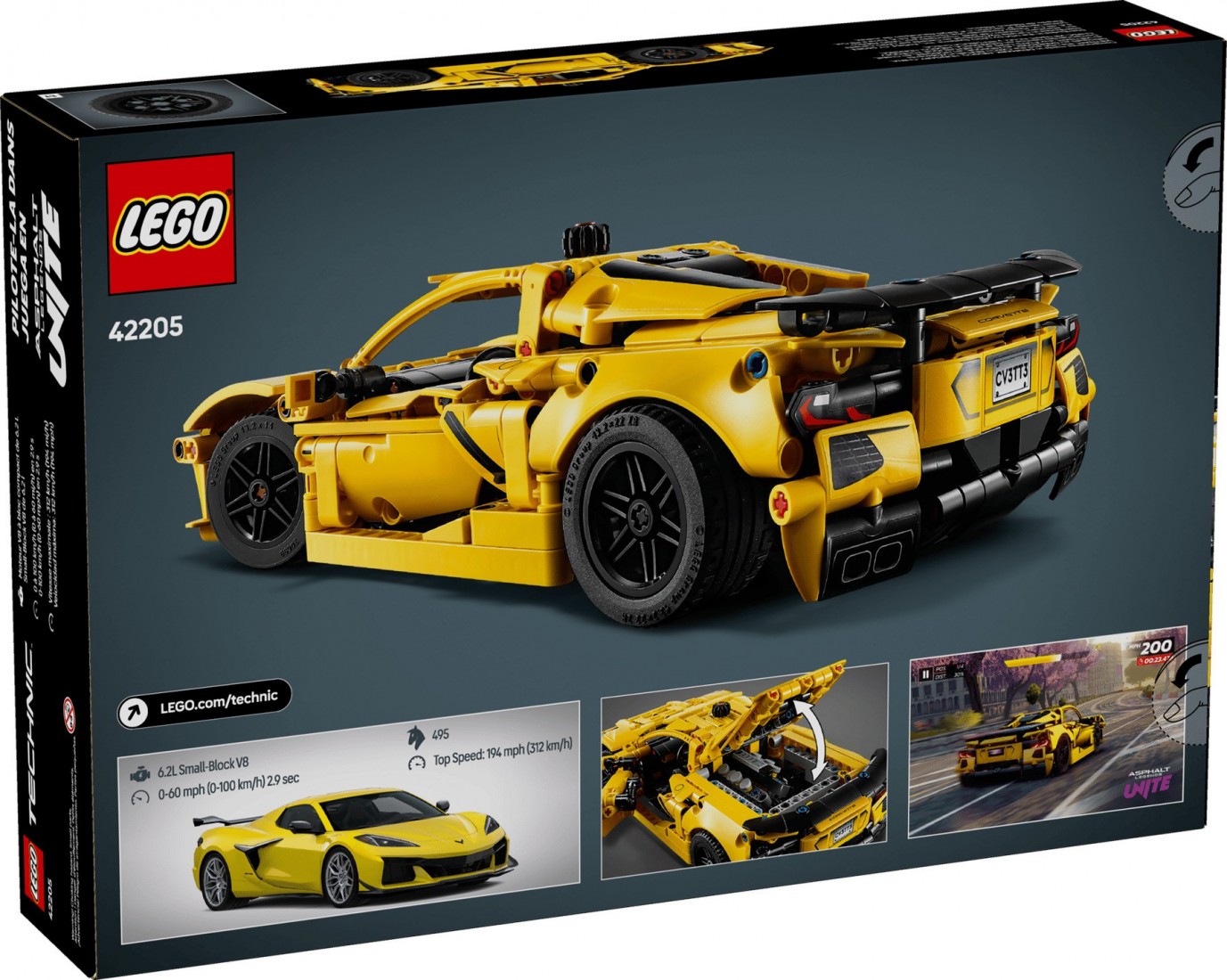 Chevrolet Corvette Stingray 42205 Lego Technic