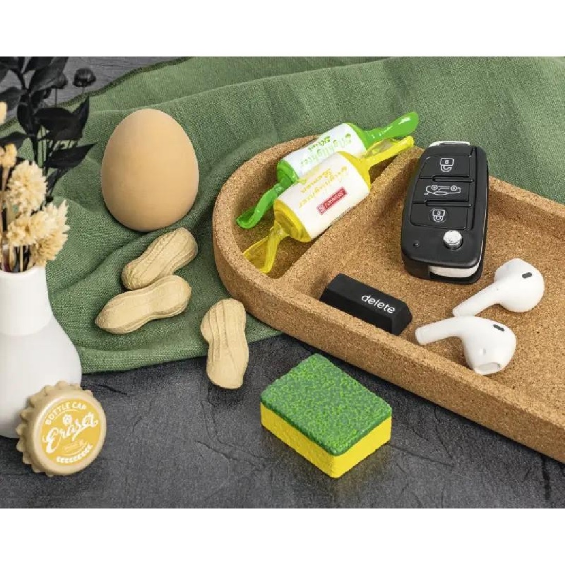 Γόμα Λευκή Earpods Σετ 2 τμχ 2727423 Brunnen