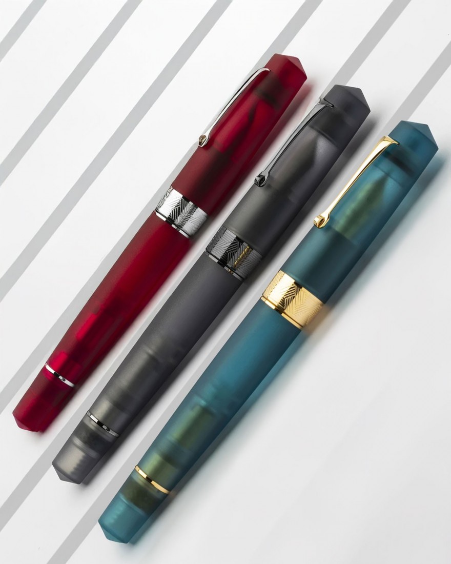 Leonardo Momento Zero Grande Pura Grey Ruthenium Fountain Pen