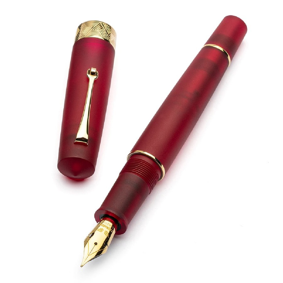 Leonardo Momento Zero Grande Pura Red Gold Special Nib Fountain Pen