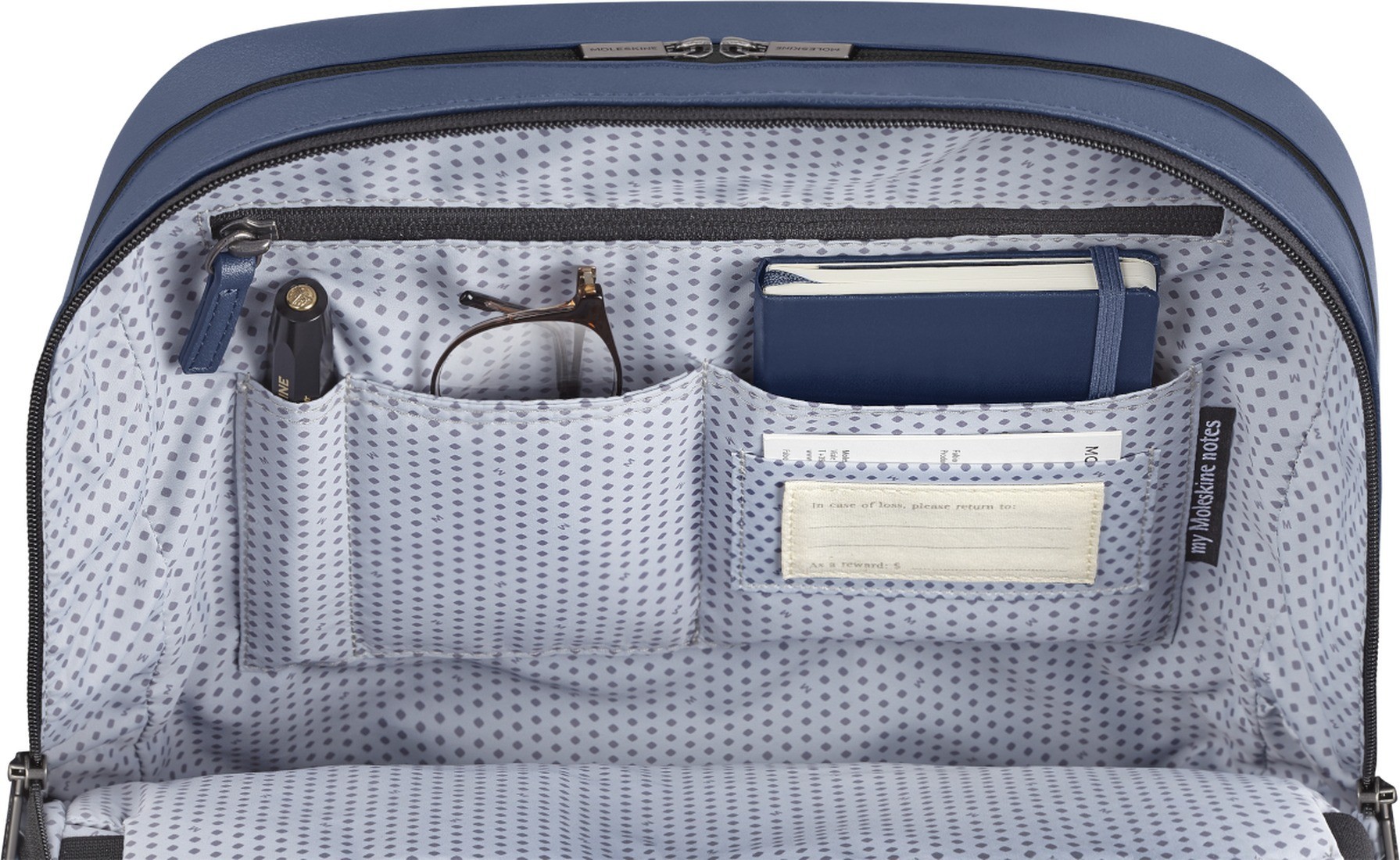 Moleskine PRO Backpack Classic Collection, Sapphire Blue