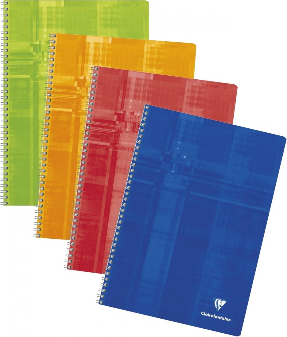 Clairefontaine 8146C spiral Notebook A4, 21 x 29.7 cm, lined, 50 sheets