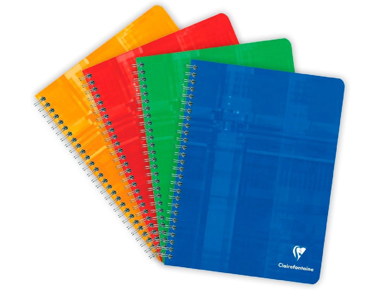 Clairefontaine Rhodia notebook spiral A5 16,5X21cm 180 pages white paper 90gsm ruled 8546c