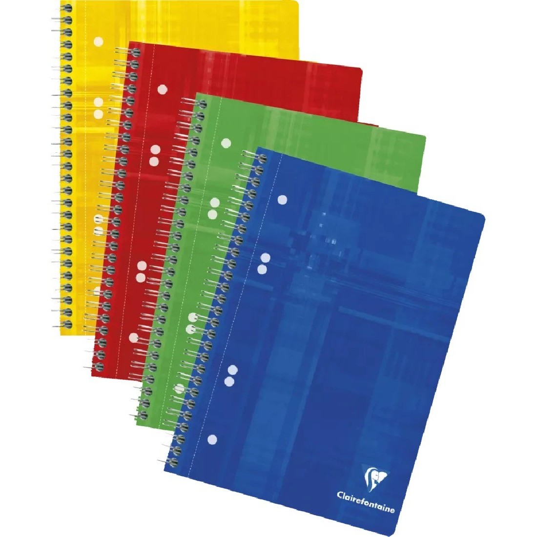 Clairefontaine Rhodia notebook spiral A5 16,5X21cm 160 pages white paper 90gsm ruled pounched 8576c