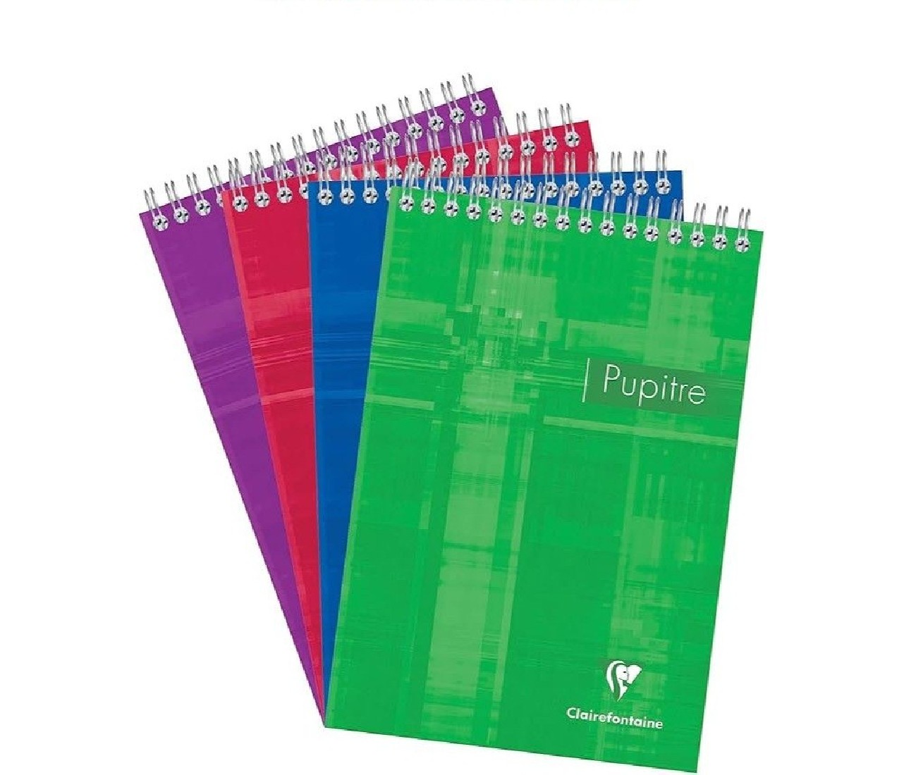 Clairfontaine Rhodia notepad Pupitre spiral at the top 14,5x21cm 160pages. Lined 8666c