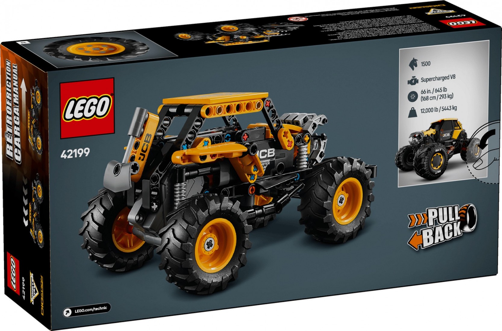 Monster Jam™ DIGatron™ Pull-Back 42199 Lego Technic