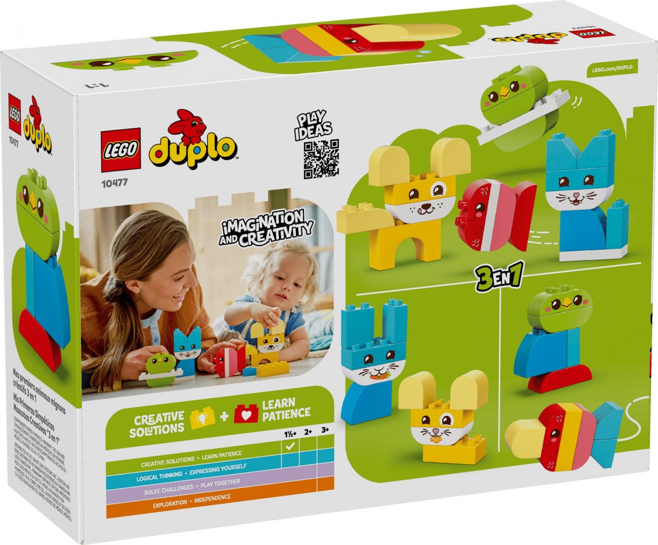 3 in 1 Creative Cute Pets 10477 Lego Duplo