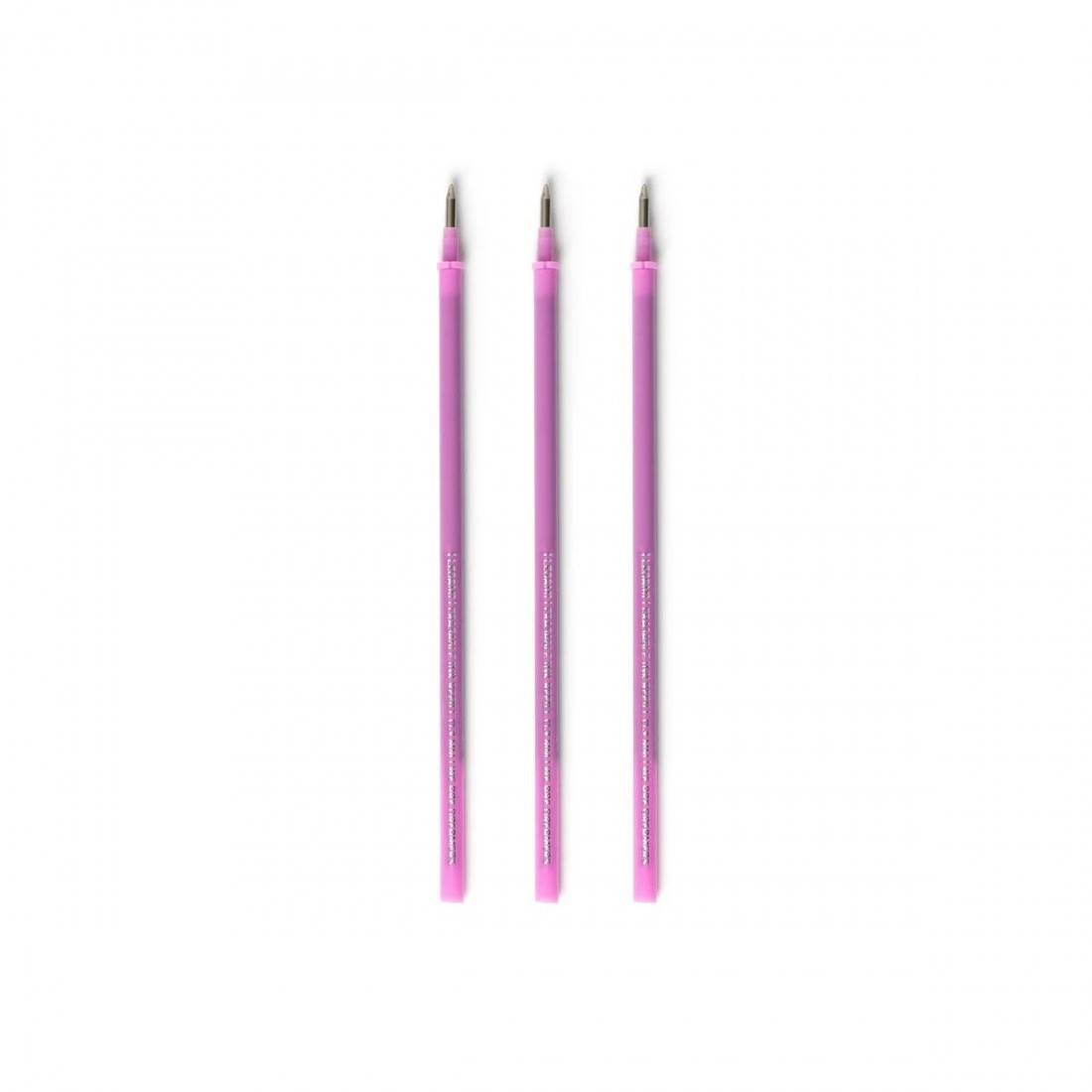 Set of 3 Refills for Erasable Gel Pens - Purple Ink - Erasable Pen LEGAMI