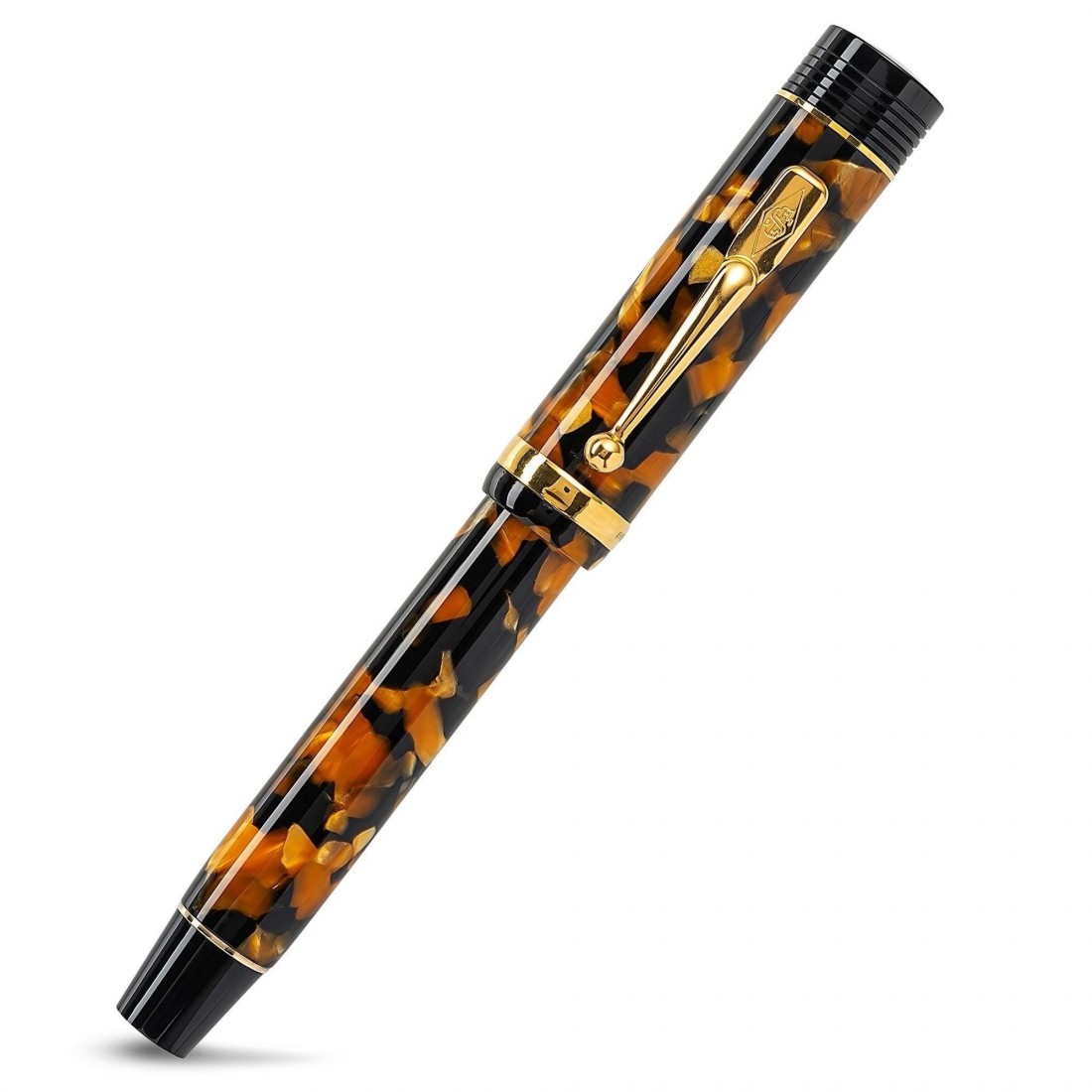 Conway Stewart Churchill Honey Noire Fountain Pen