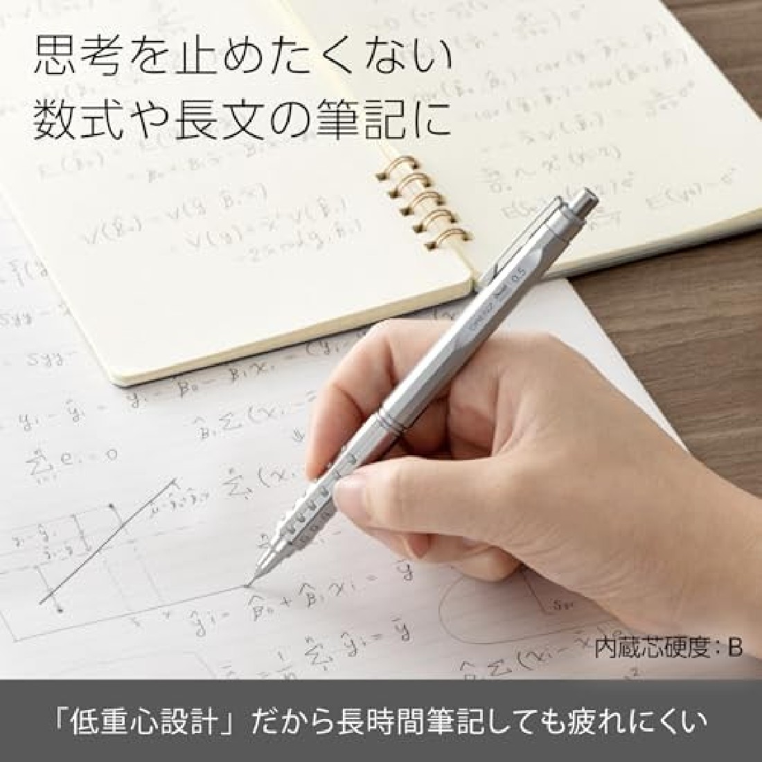 Pentel Orenz AT Mechanical Pencil 0.5mm Silver with leads and eraser PP2005-ZMPTP limited edition