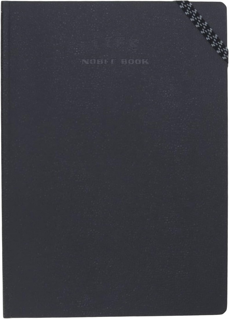 Life Noble Book Ruled A5 hardcover with band, 192 pages, 1 bookmark1622