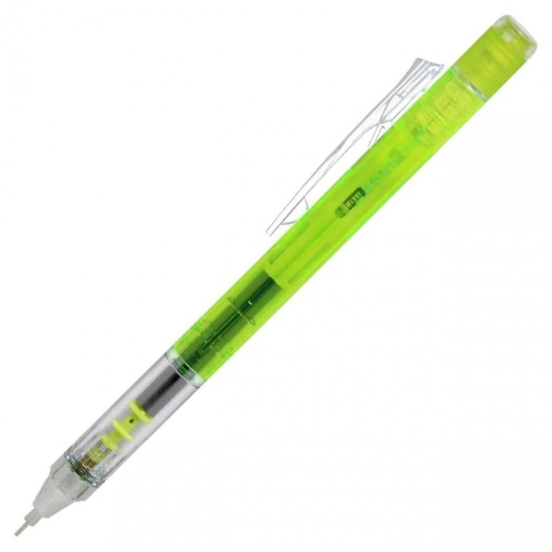 Tombow DPA-138C Mechanical Pencil, Monograph, Clear Lime, 0.5 mm