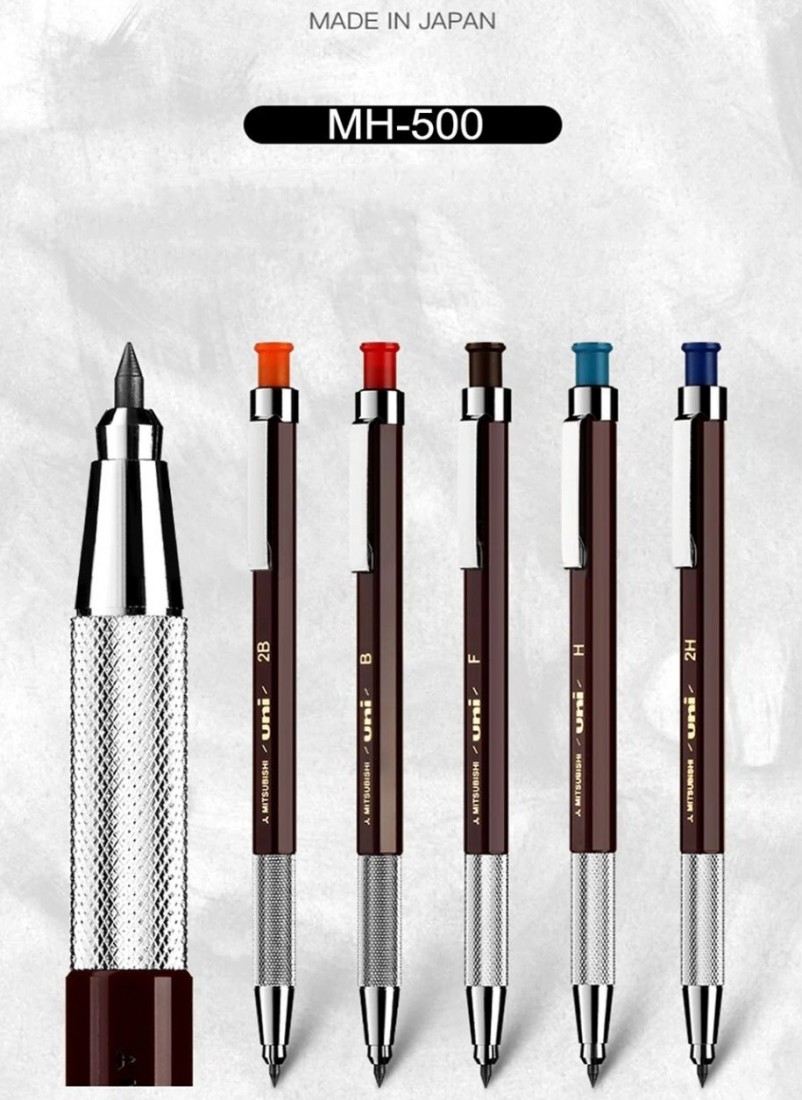 Uni Mitsubishi clutch pencil 2mm MH-500