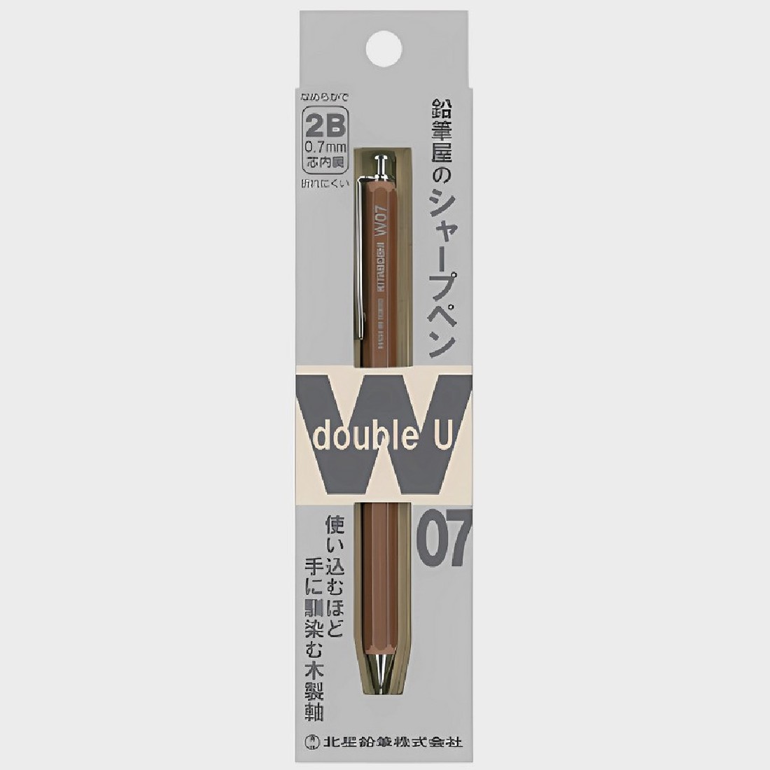 Kitaboshi North Star Mechanical Pencil  W07-600N 0.7 mm Wood Grain 42001
