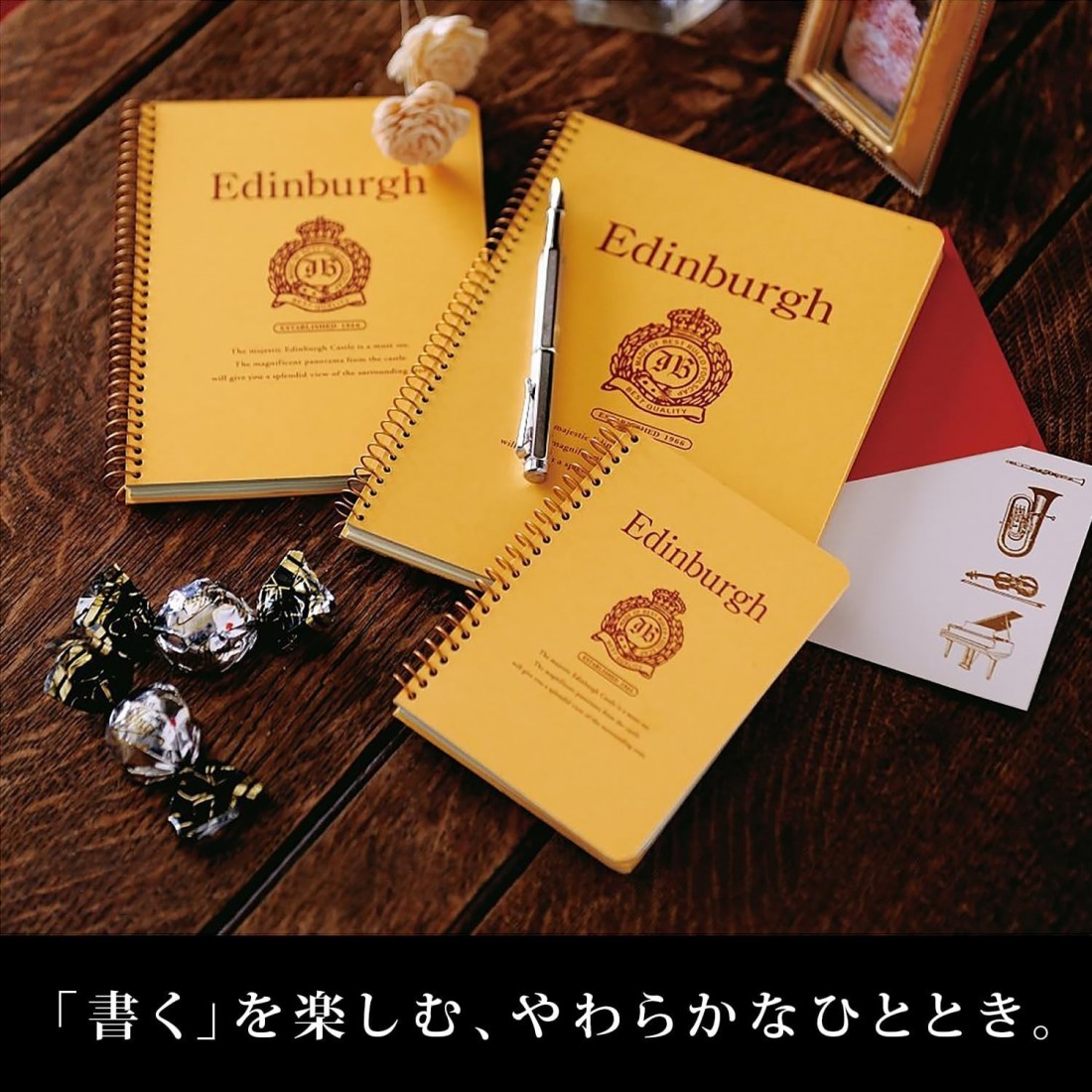 Kyokuto Royal College Notebook, Edinburgh, Ruled, 120 pages, A5, P516