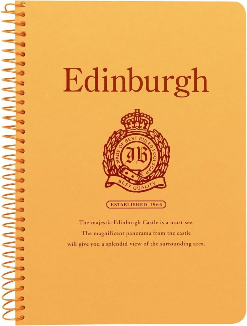 Kyokuto Royal College Notebook, Edinburgh, Ruled, 120 pages, B6, P517