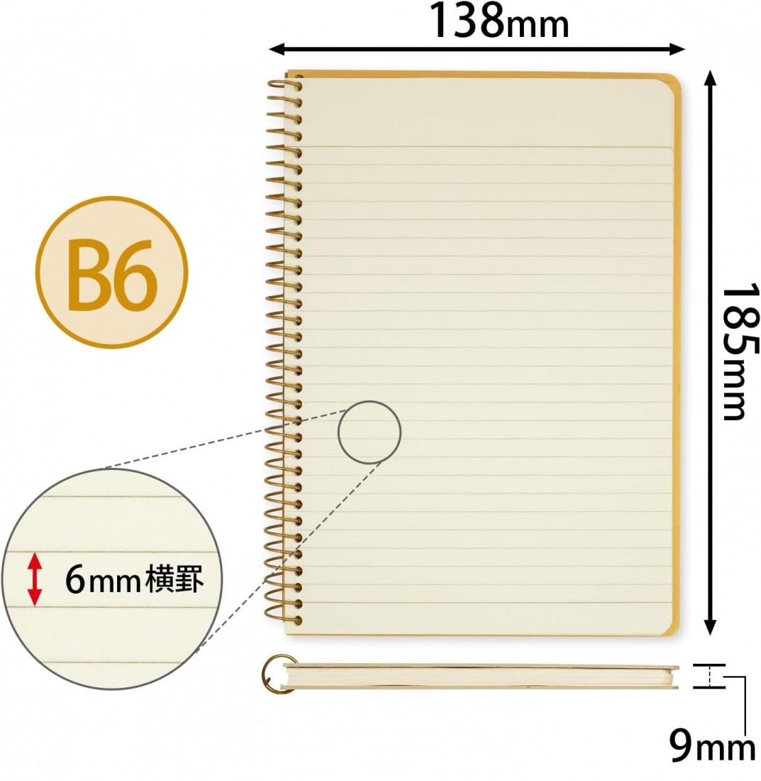 Kyokuto Royal College Notebook, Edinburgh, Ruled, 120 pages, B6, P517