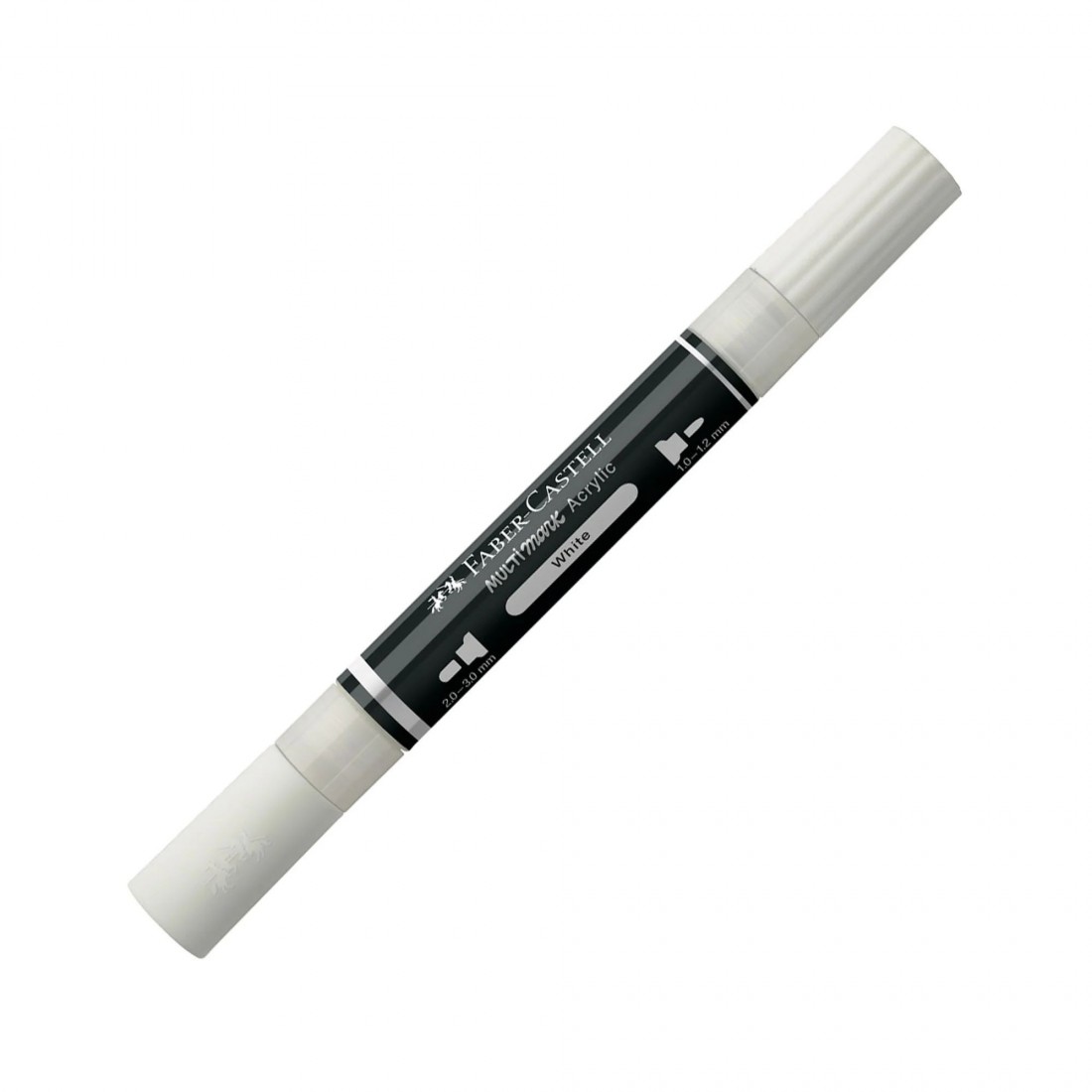 Faber Castell Black Edition Shake and Paint Acrylic Markers White 185901