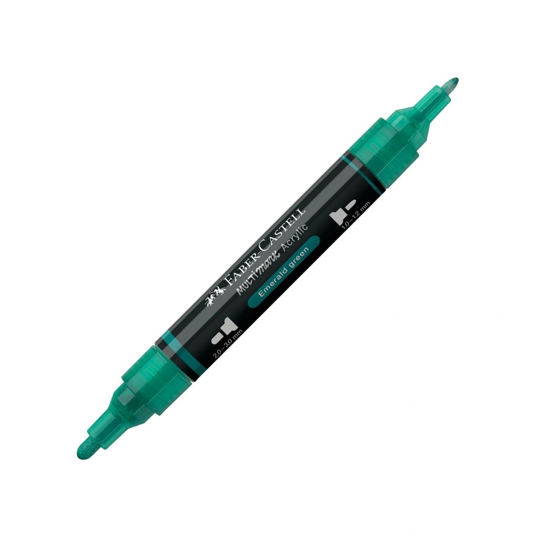 Faber Castell Black Edition Shake and Paint Acrylic Markers Emerald Green 18595