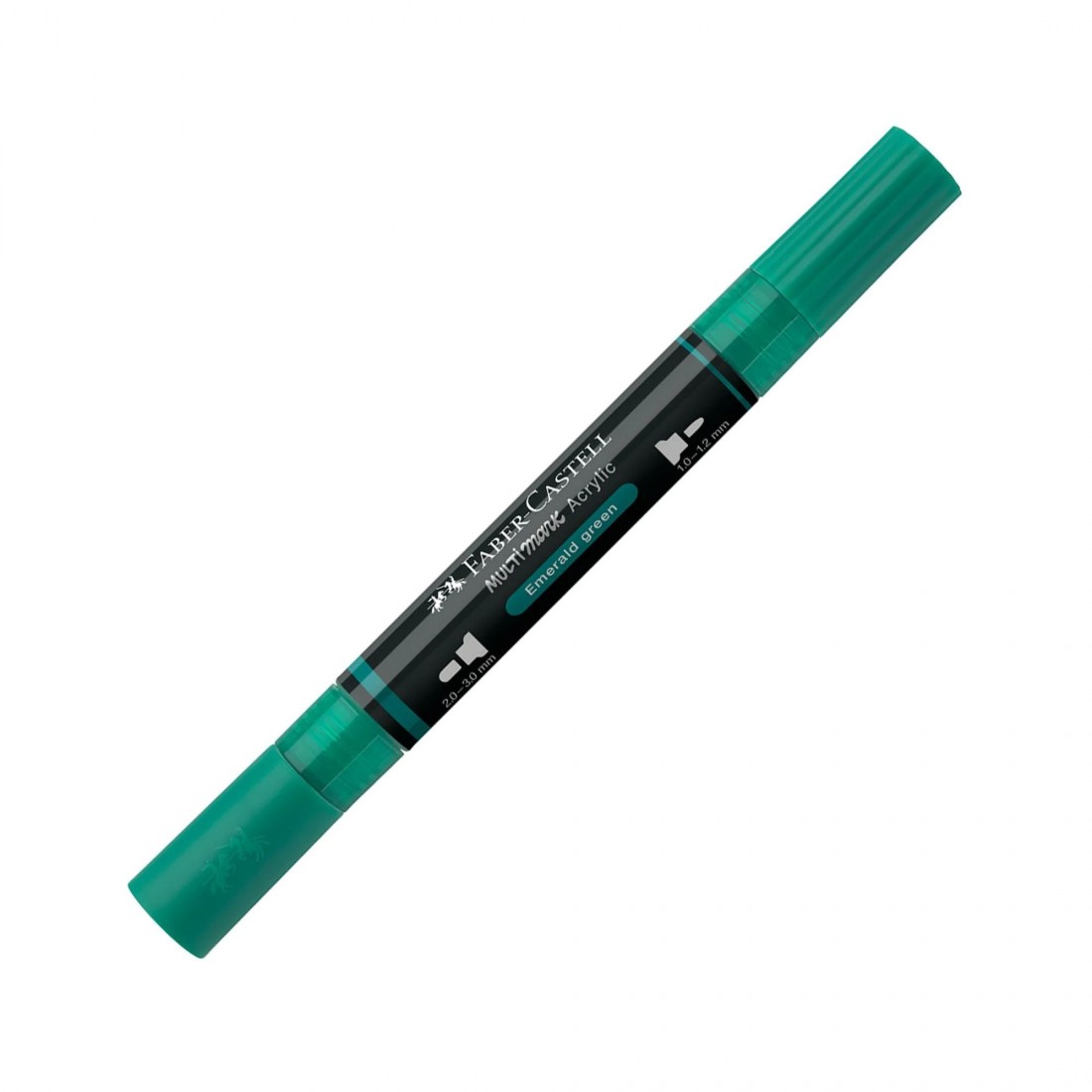 Faber Castell Black Edition Shake and Paint Acrylic Markers Emerald Green 18595