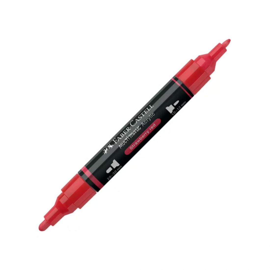 Faber Castell Black Edition Shake and Paint Acrylic Markers Strawberry Red 185918