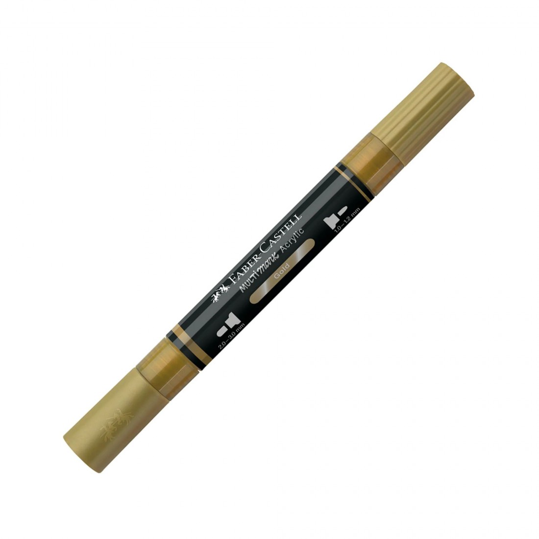 Faber Castell Black Edition Shake and Paint Acrylic Markers Gold 185950