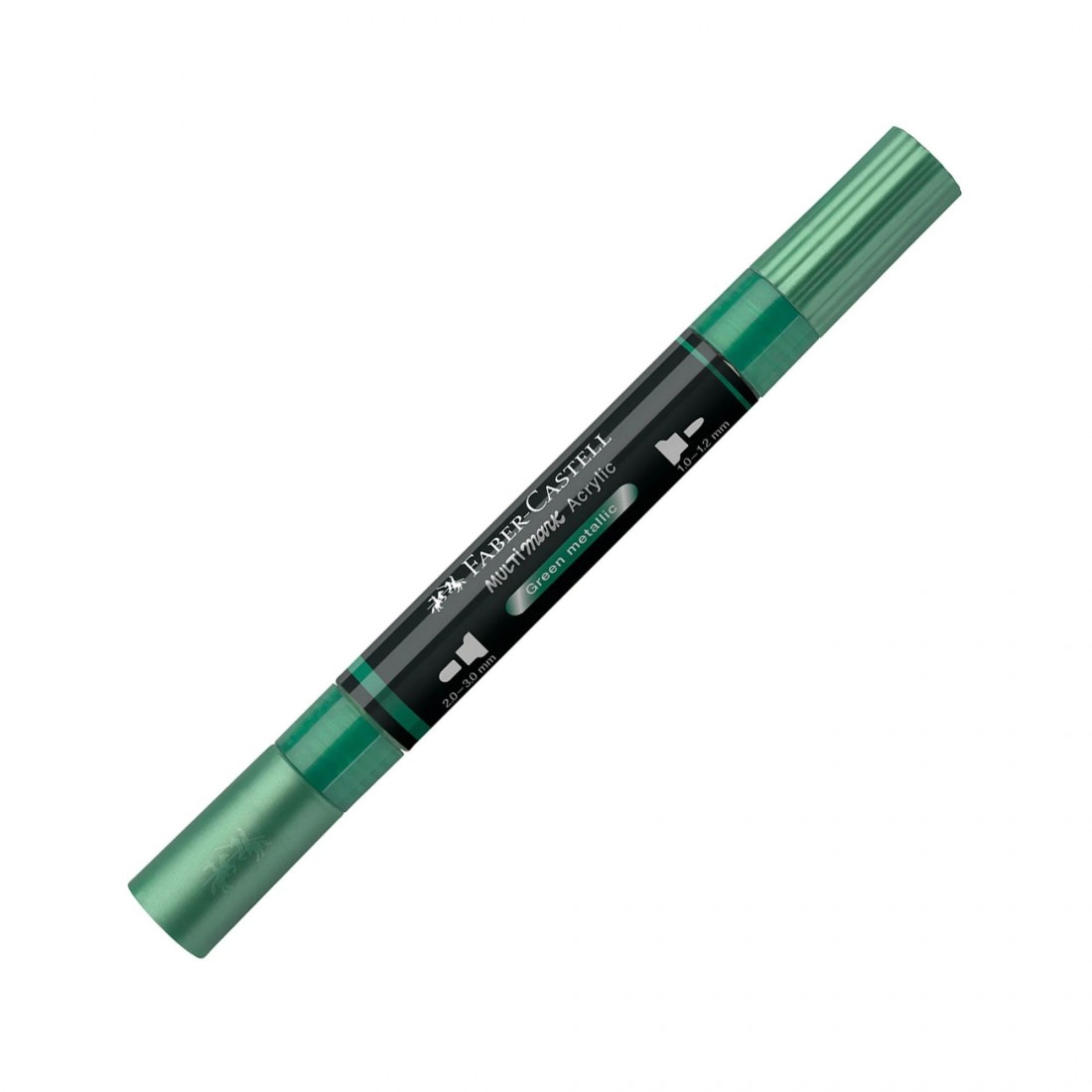 Faber Castell Black Edition Shake and Paint Acrylic Markers Mettalic Green 185995