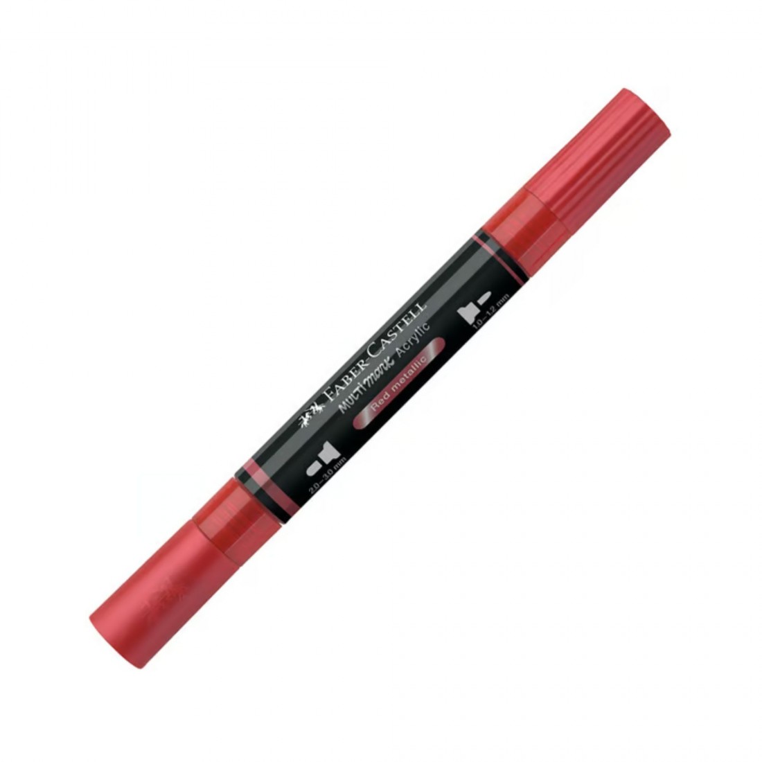 Faber Castell Black Edition Shake and Paint Acrylic Markers Mettalic Red 185996