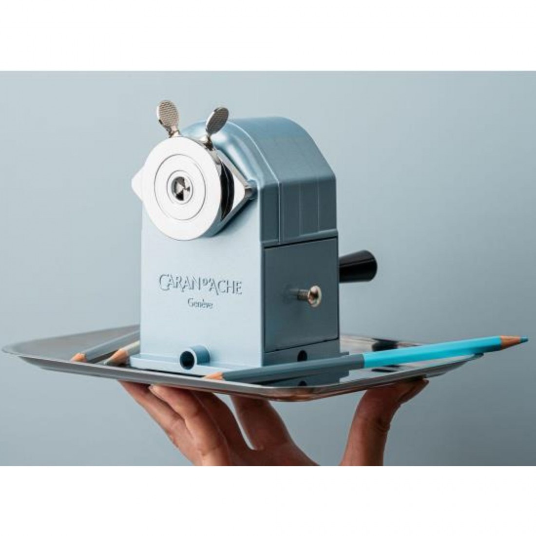 Caran dache Pencil Sharpening Machine Alpine Frost Blue  455.025