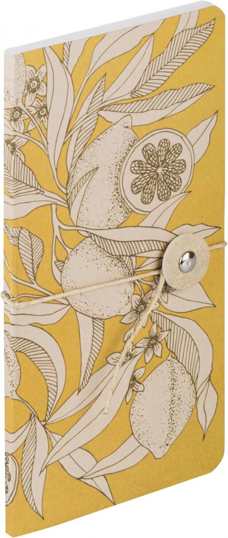 Clairefontaine Rhodia slim notebook 9x18cm, Jardin des Sens, white blanc paper 90gsm 116345