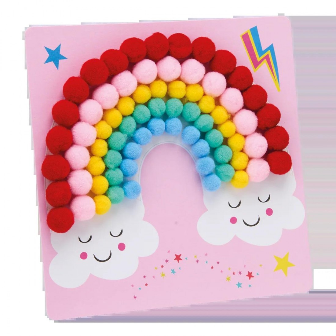 Floss & Rock Rainbow Fairy Pom Pom Art 52P6265