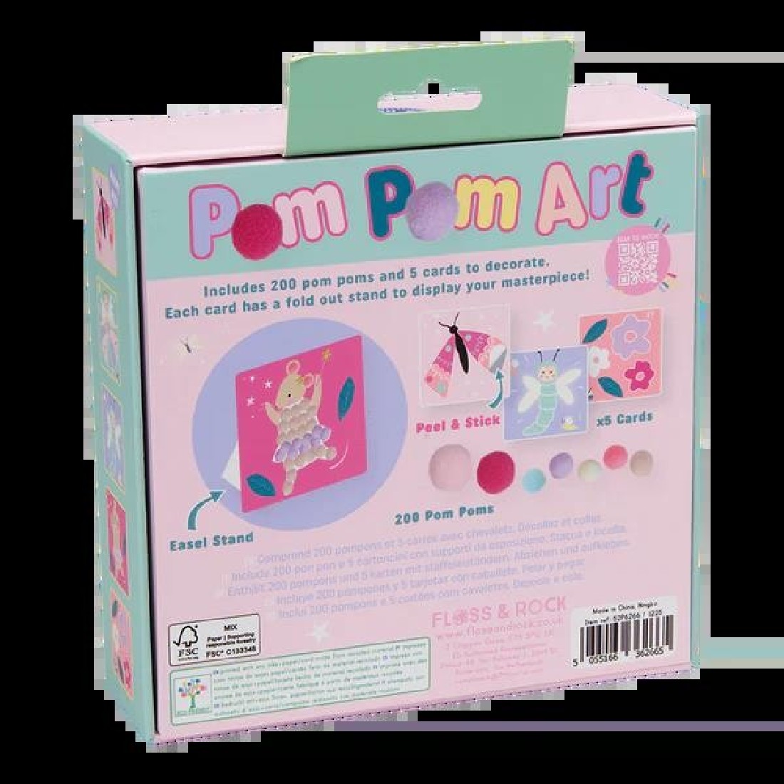 Floss & Rock Enchanted Pom Pom Art 52P6266