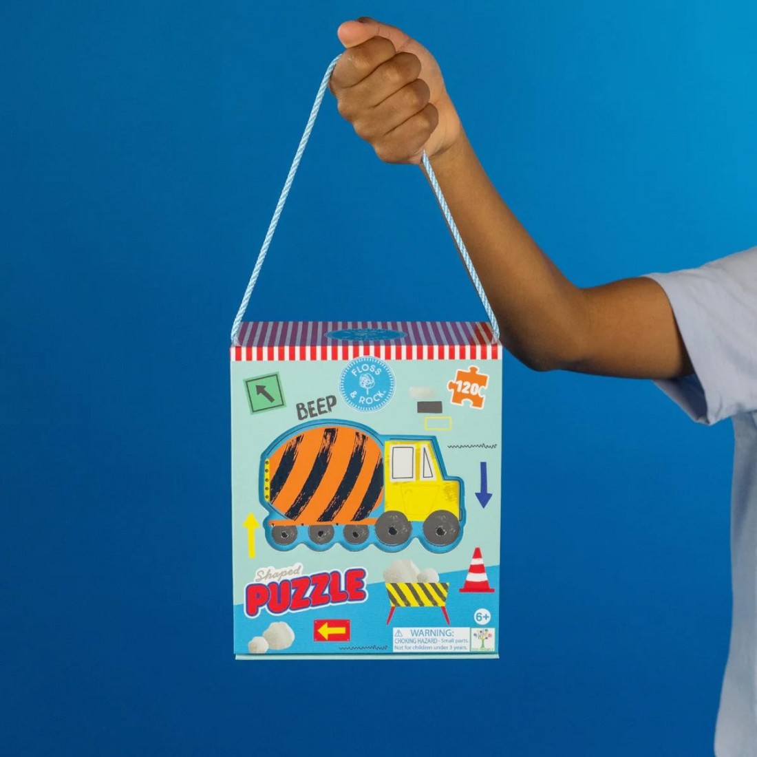 Floss & Rock Puzzle με Σχήμα Construction 120τμχ. 52P6290