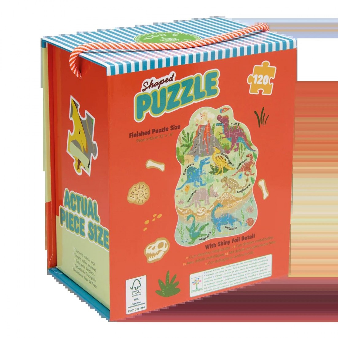 Floss & Rock Puzzle με Σχήμα Dino 120τμχ. 52P6292