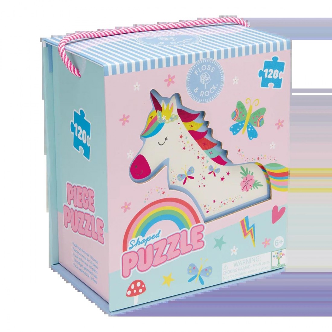 Floss & Rock Puzzle με Σχήμα Raibow Fairy 120τμχ. 52P6289