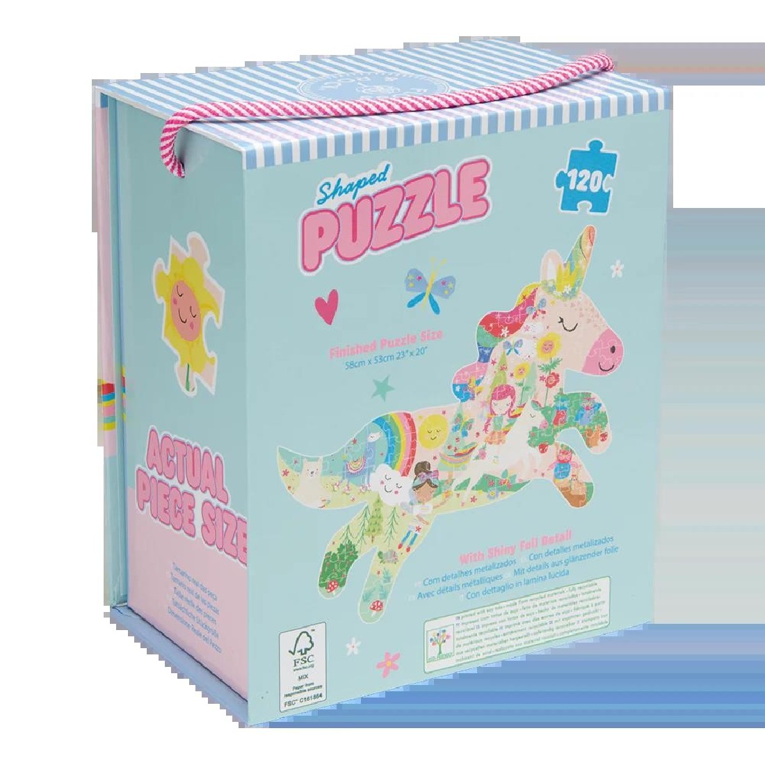 Floss & Rock Puzzle με Σχήμα Raibow Fairy 120τμχ. 52P6289