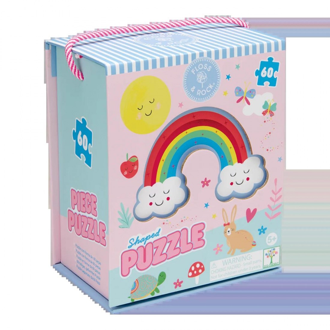 Floss & Rock Puzzle με Σχήμα Rainbow Fairy 60τμχ. 52P6282