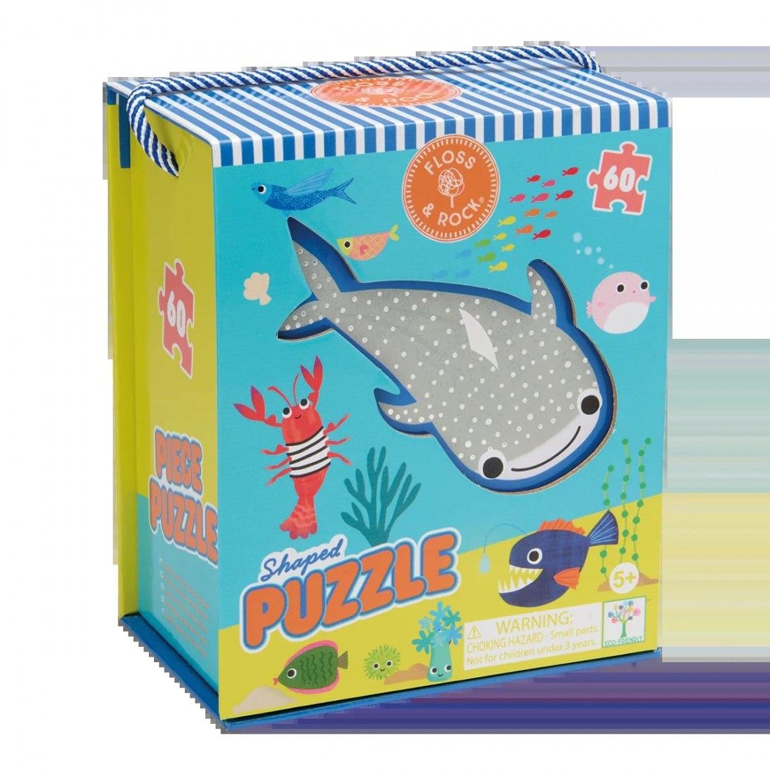 Floss & Rock Puzzle με Σχήμα Ocean 60τμχ. 52P6287