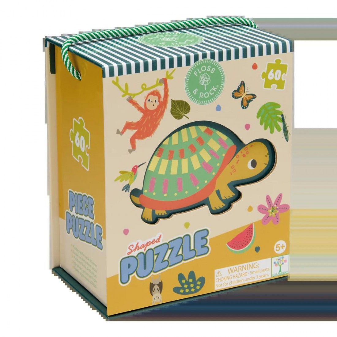 Floss & Rock Puzzle με Σχήμα Jungle 60τμχ. 52P6284