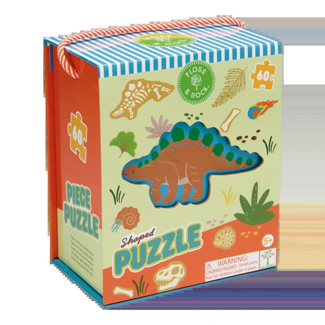 Floss & Rock Puzzle με Σχήμα Dino 60τμχ. 52P6286