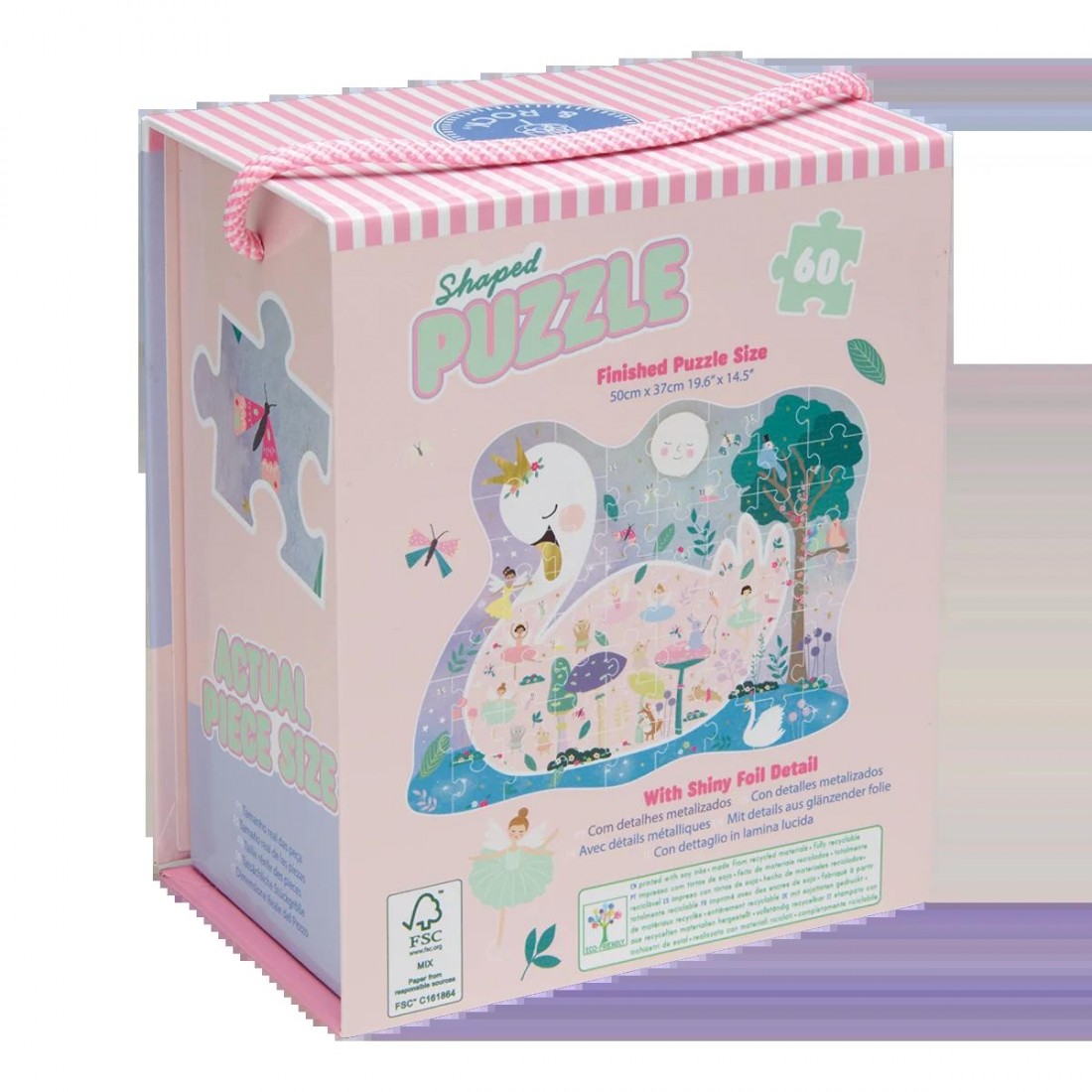 Floss & Rock Puzzle με Σχήμα Enchanted 60τμχ. 52P6285