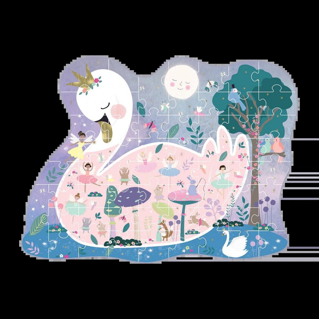 Floss & Rock Puzzle με Σχήμα Enchanted 60τμχ. 52P6285