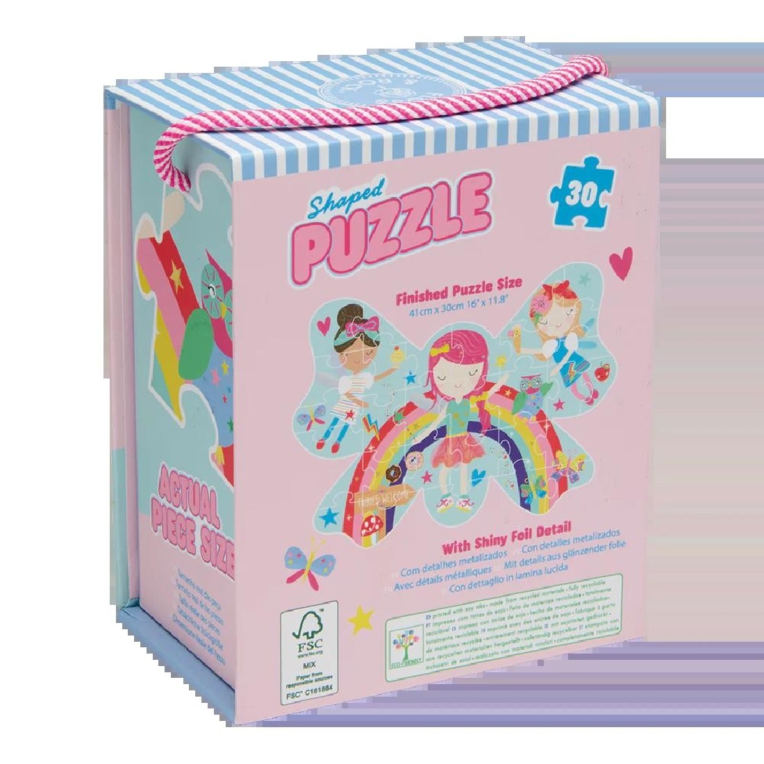 Floss & Rock Puzzle με Σχήμα Raibow Fairy 30τμχ. 52P6277