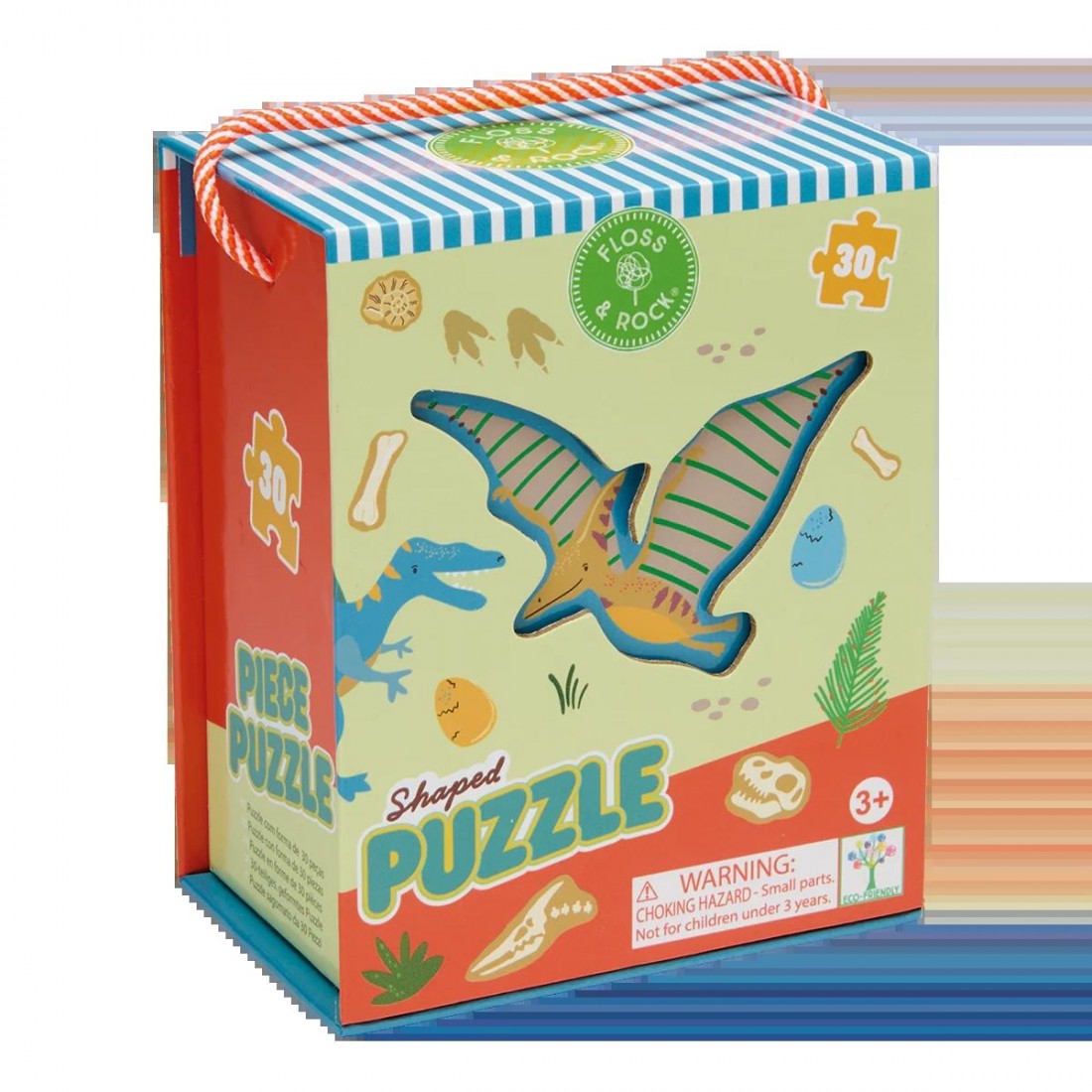 Floss & Rock Puzzle με Σχήμα Dino 30τμχ. 52P6280