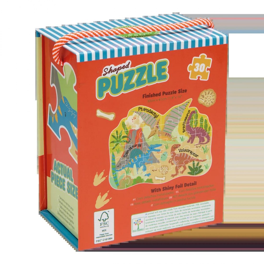 Floss & Rock Puzzle με Σχήμα Dino 30τμχ. 52P6280