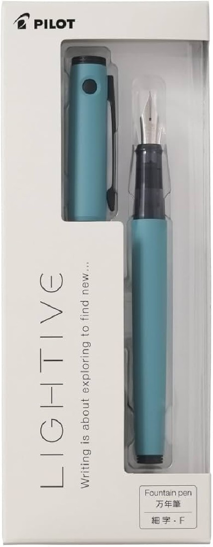 Pilot Lightive Turquoise Matte Fountain Pen