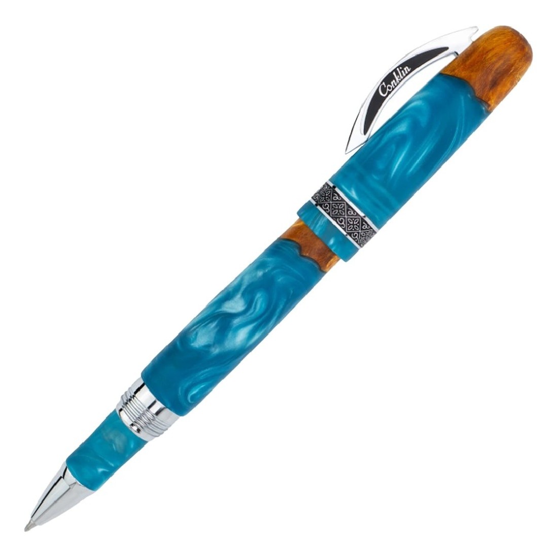 Conklin 1898 Spectra Fusion Blue Chrome Limited Edition Rollerball