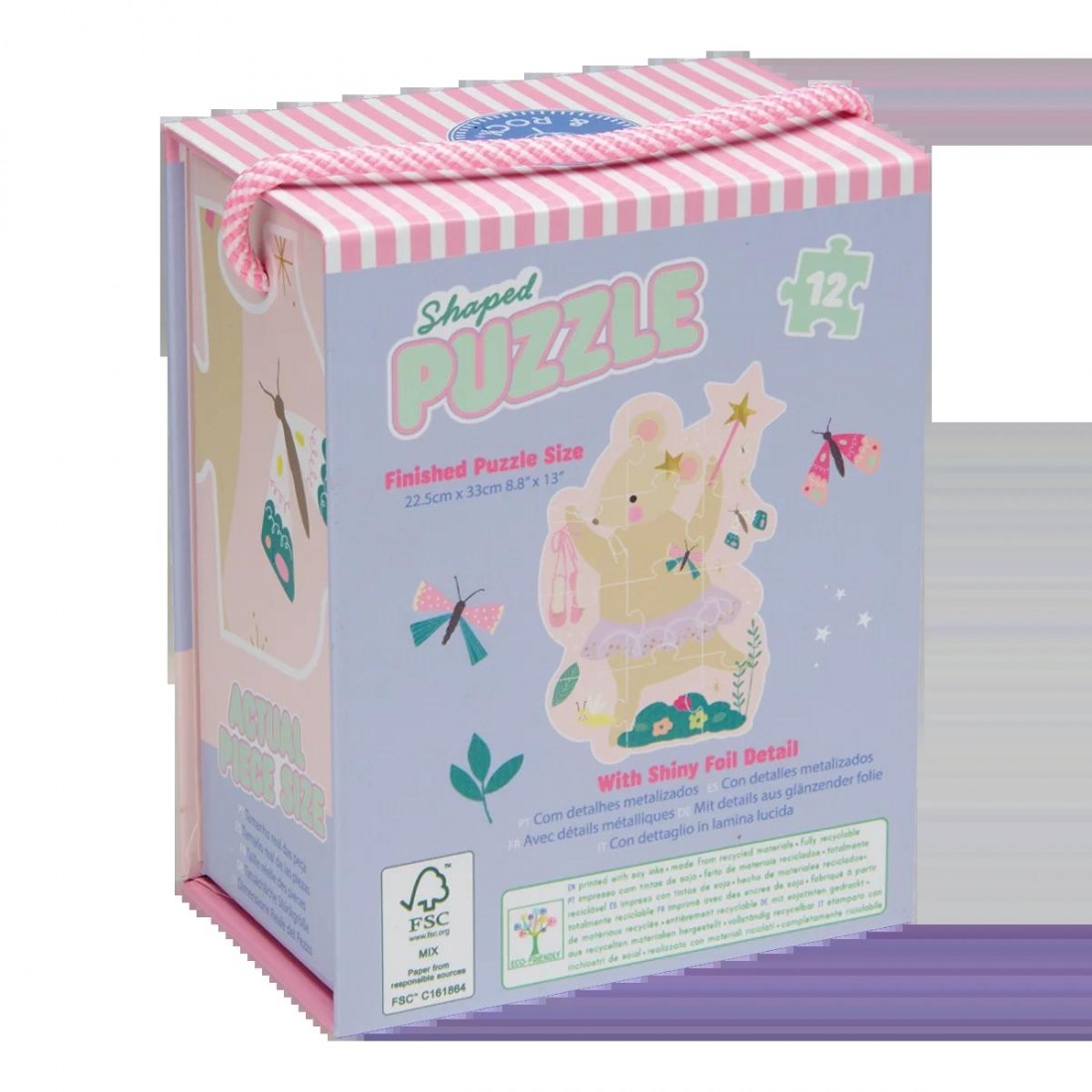 Floss & Rock Puzzle με Σχήμα Enchanted 12τμχ. 52P6273