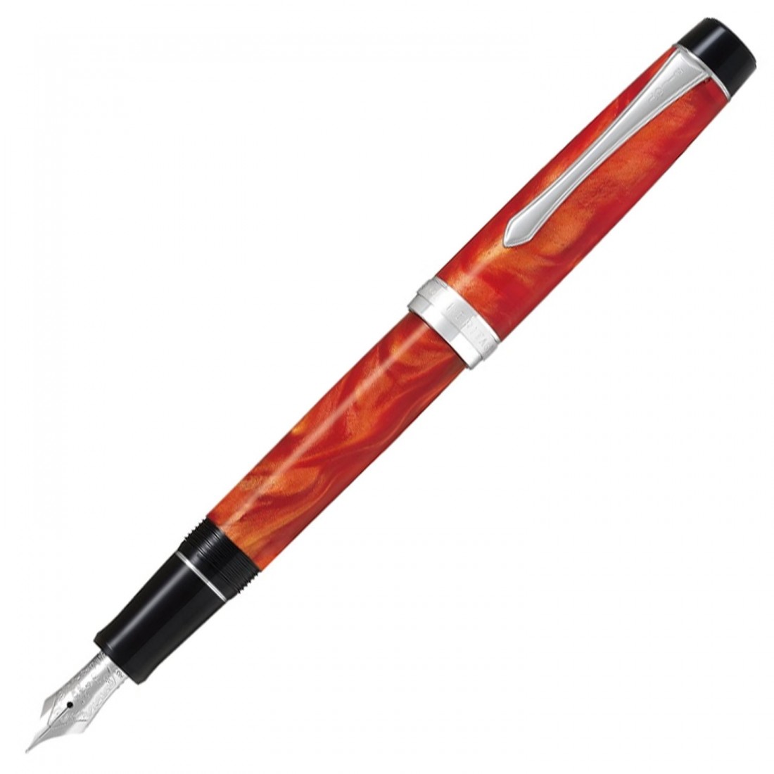 Pilot Custom Heritage SE Marble Orange Fountain Pen FKVH-3MR